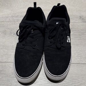 DC Black and White skateboard casual suede Sneakers